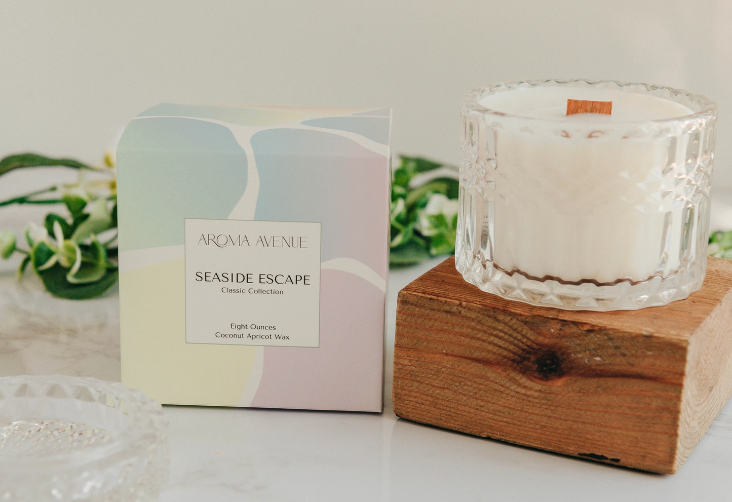 Seaside Wood Wick Candle