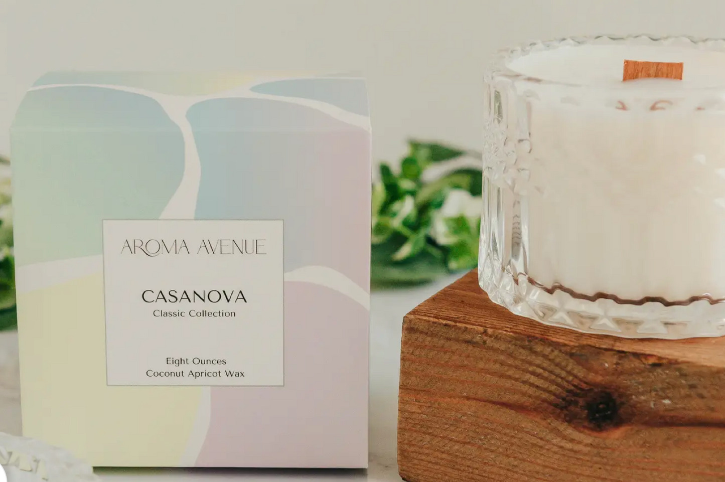 Casanova Wood Wick Candle