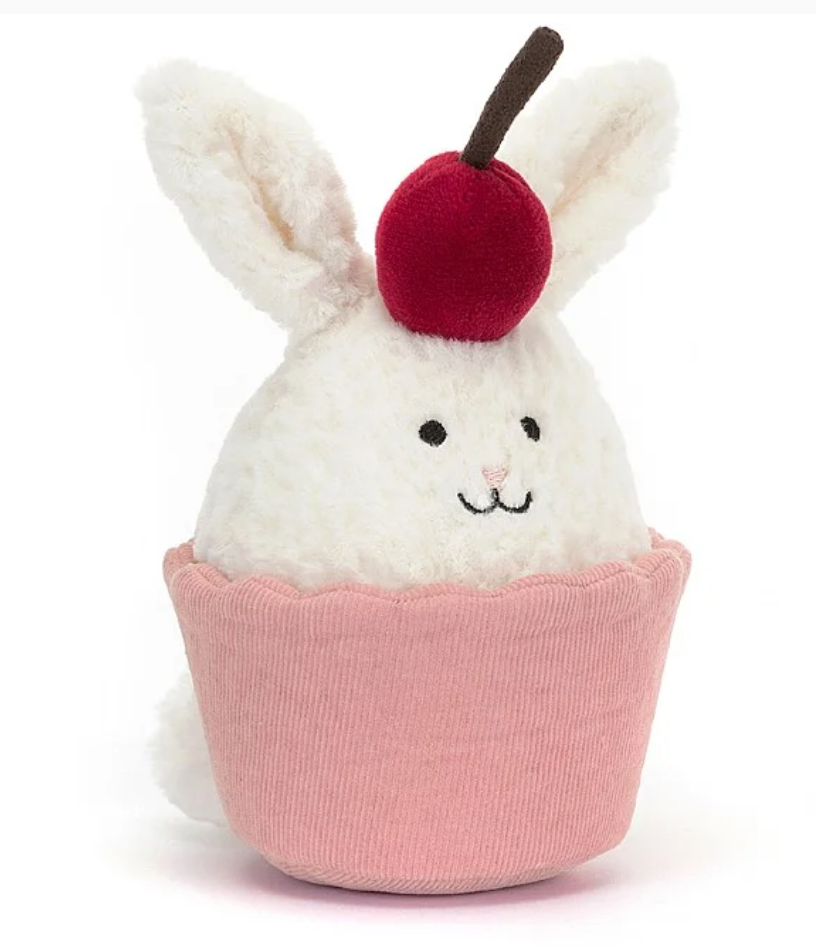 Jellycat-Dainty Dessert Bunny Cupcake