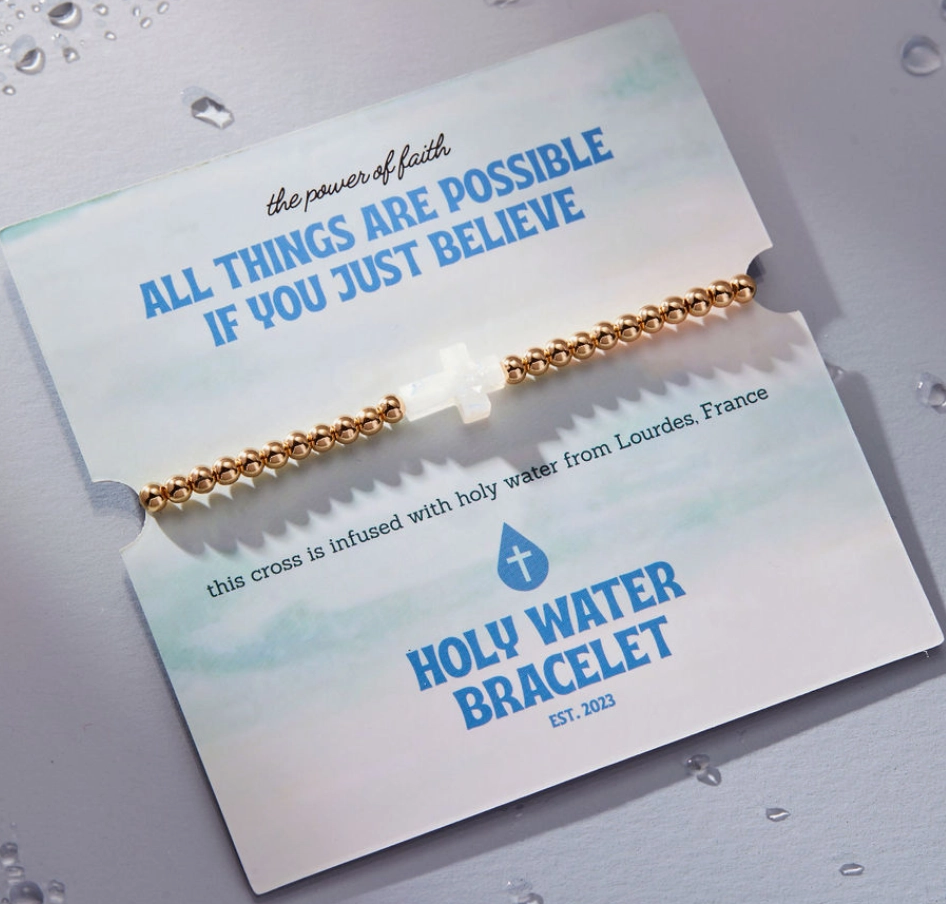 Holy Water Bracelet Gold