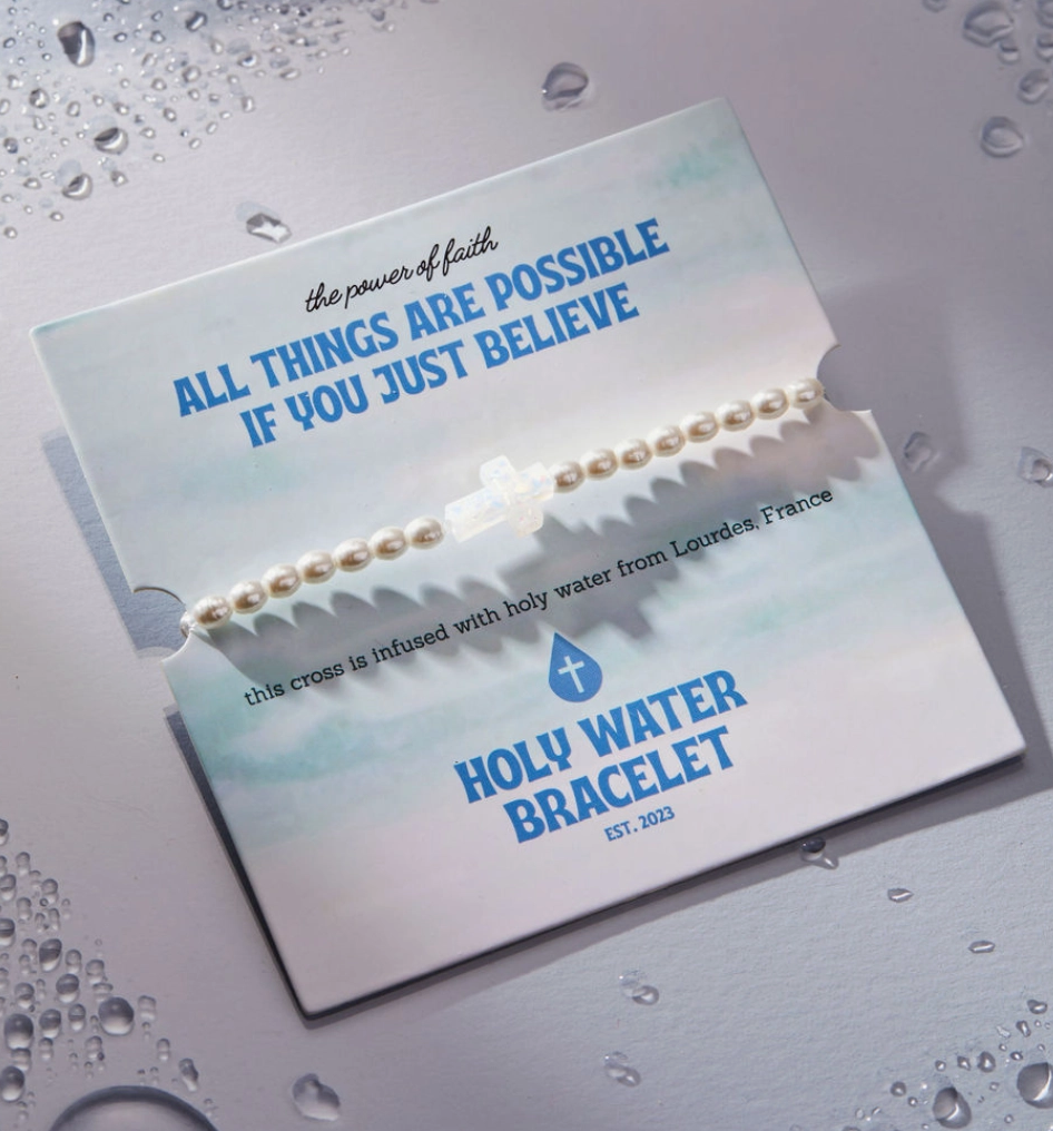 Holy Water Bracelet Pearl